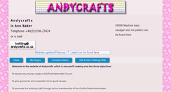 Desktop Screenshot of andycrafts.co.uk