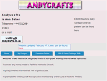 Tablet Screenshot of andycrafts.co.uk